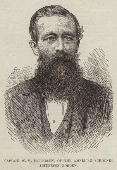 Capitaine W M Patterson, de la goélette américaine Jefferson Borden - English School